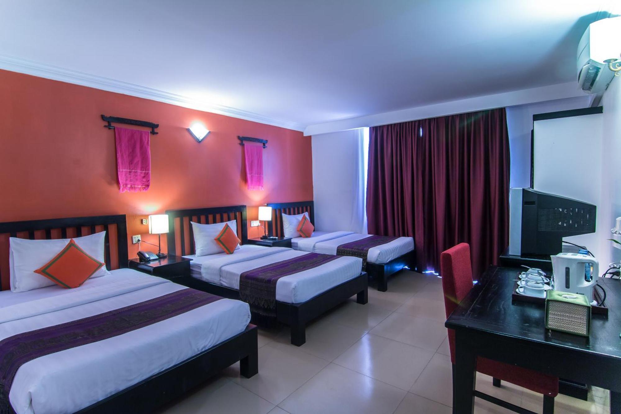 Mekong Angkor Palace Hotel Siem Reap Rom bilde